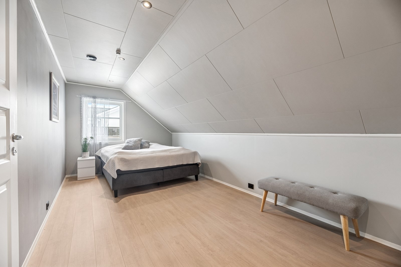 Soverom 1 i den nye delen. Galleribilde