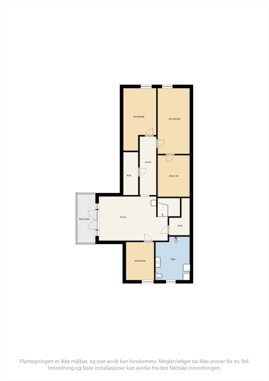 Plantegning 2.etasje Galleribilde