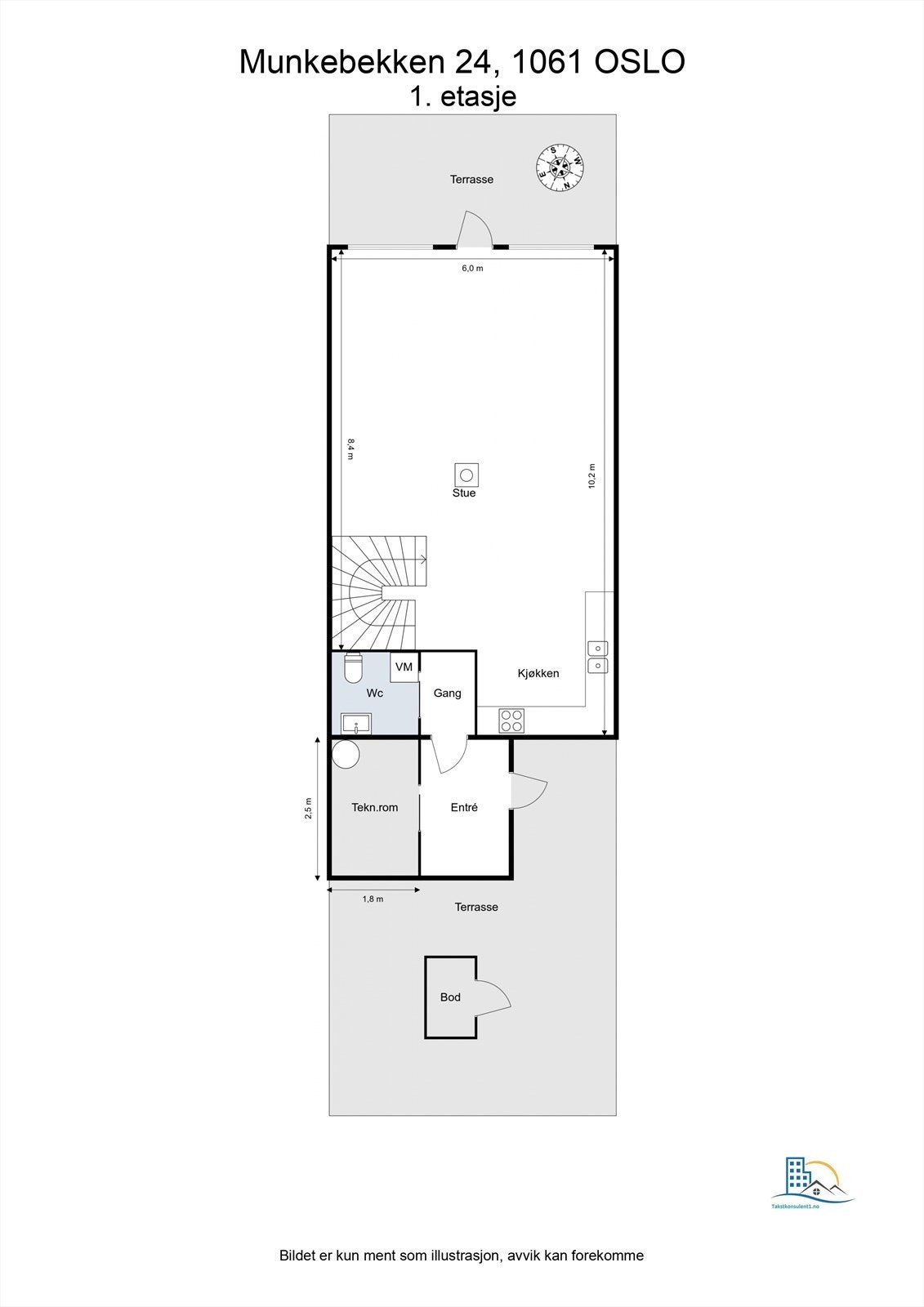 Plantegning - 1. etasje Galleribilde