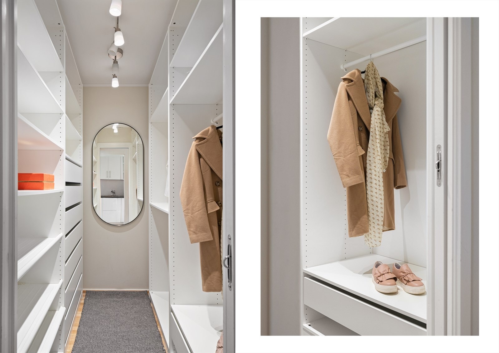 Walk-in closet (byggemeldt som bod) Galleribilde