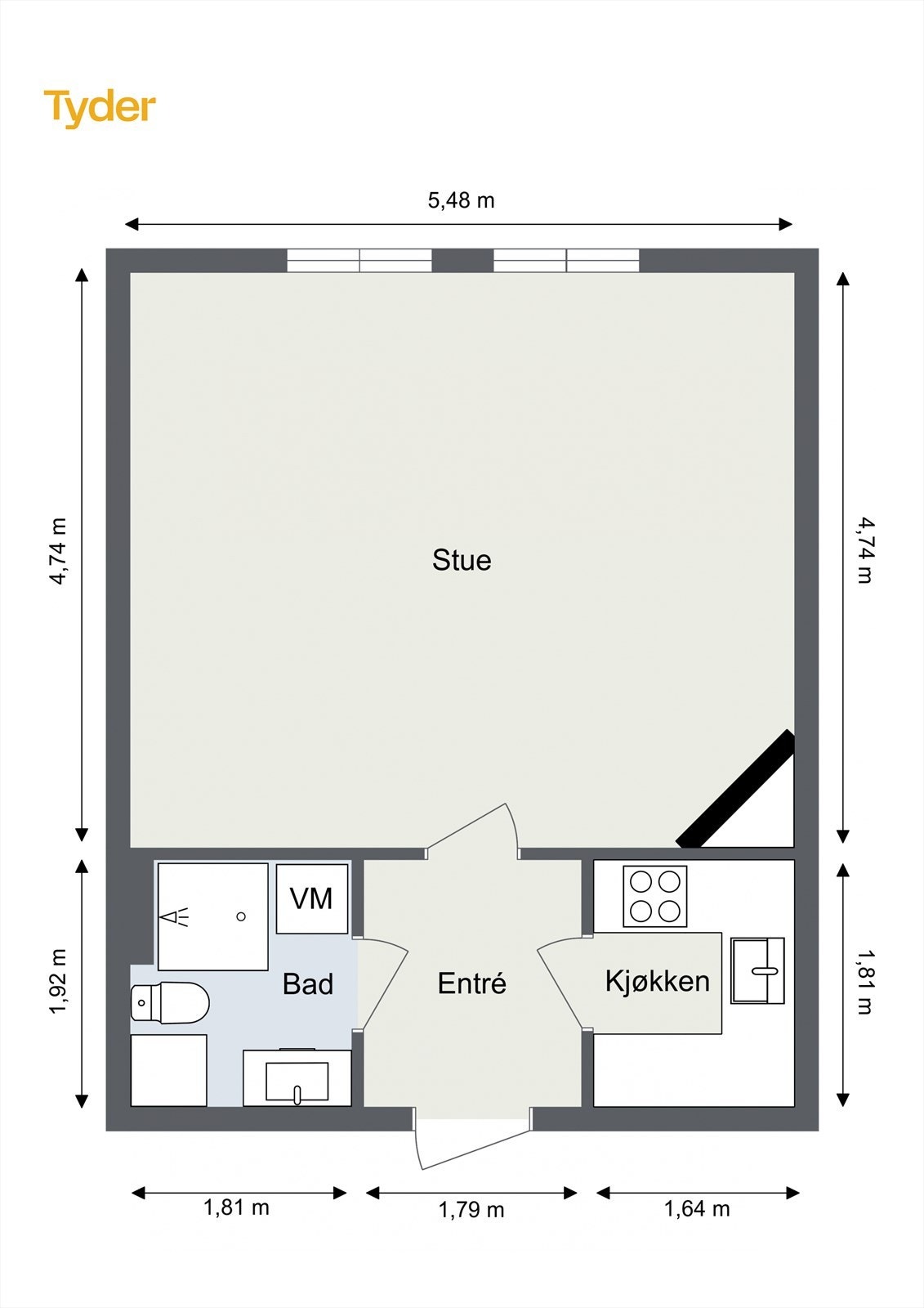 Plantegning. Galleribilde