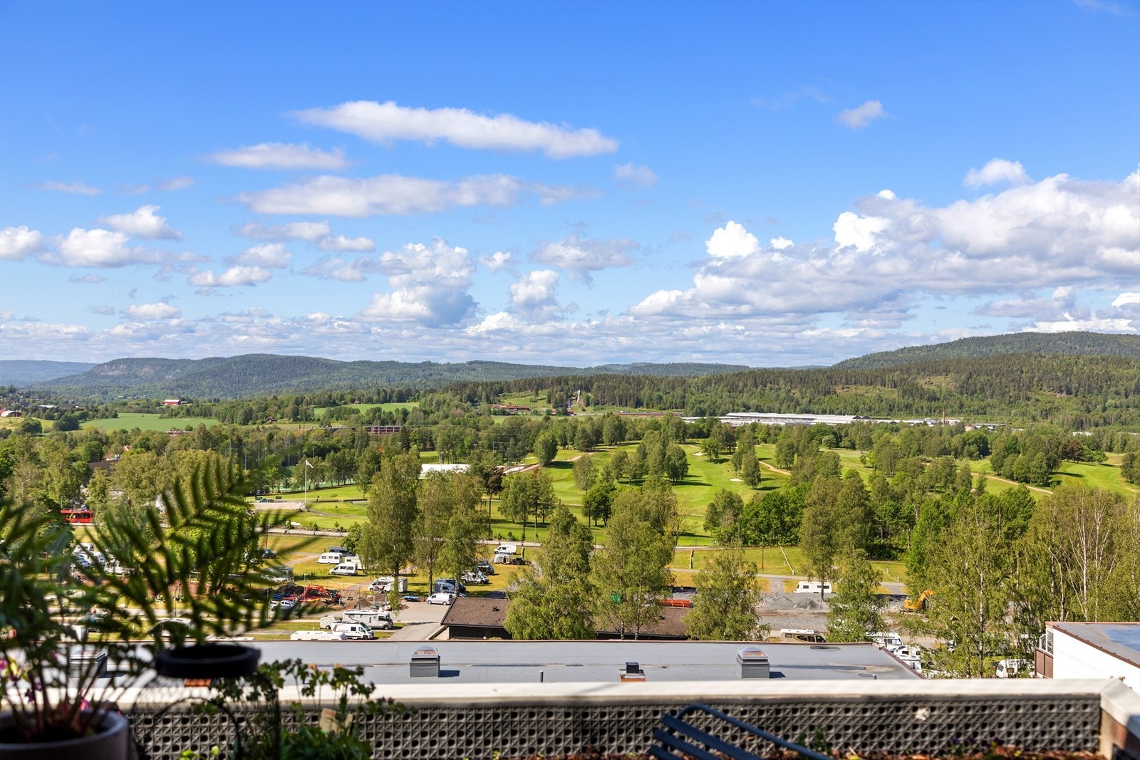Flott utsikt. Galleribilde