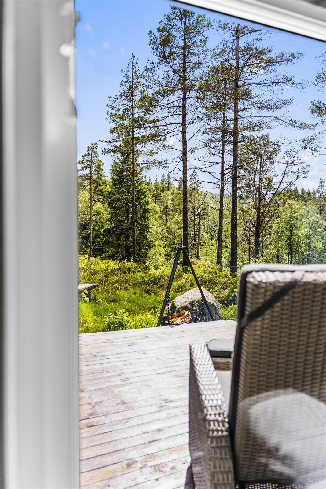 Idyllisk og usjenert utsikt Galleribilde