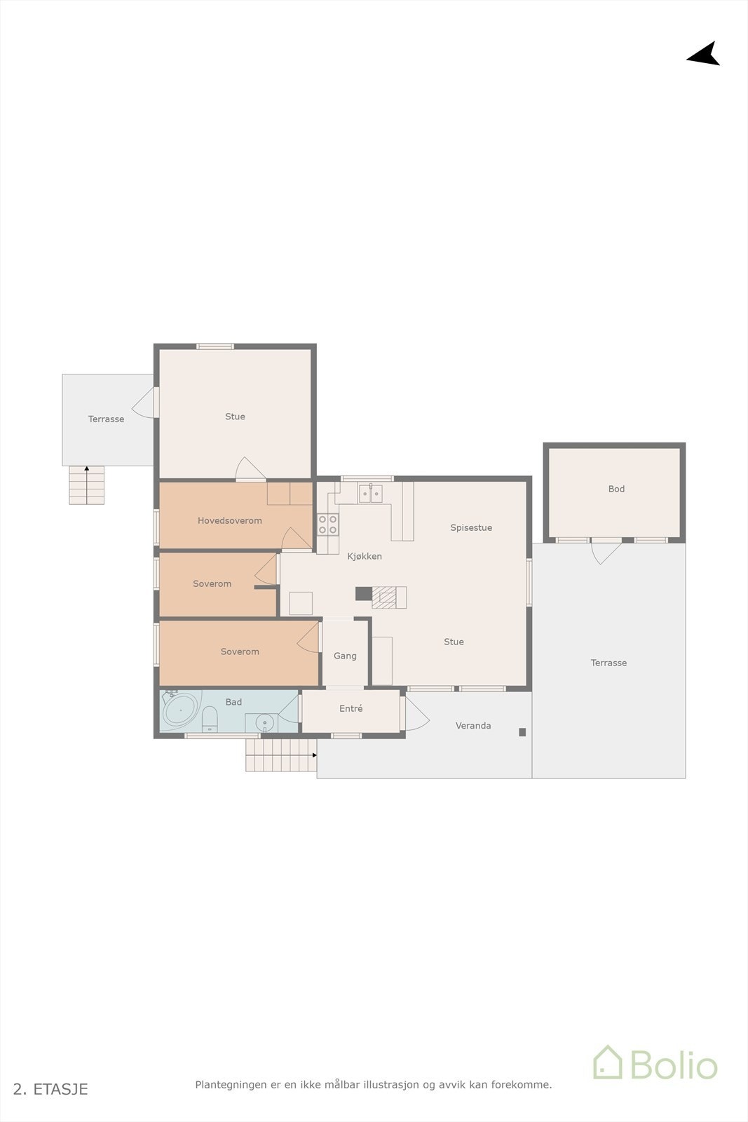 Plantegning Galleribilde