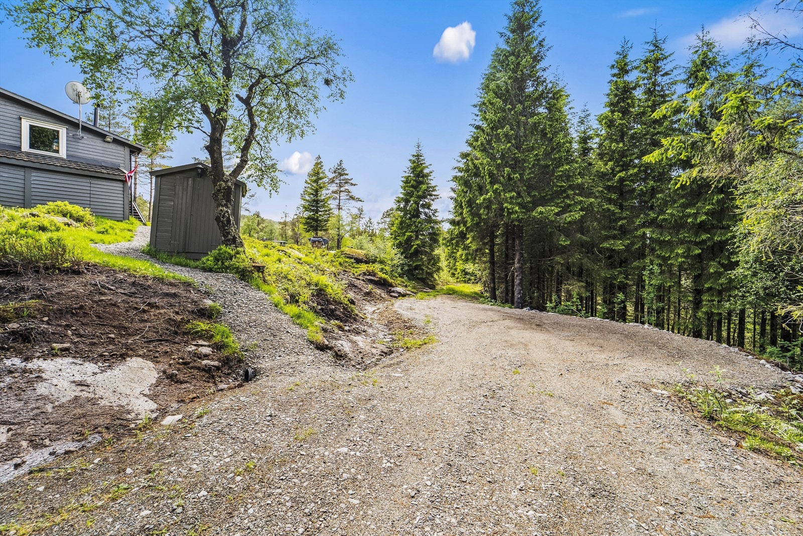 God plass til parkering Galleribilde