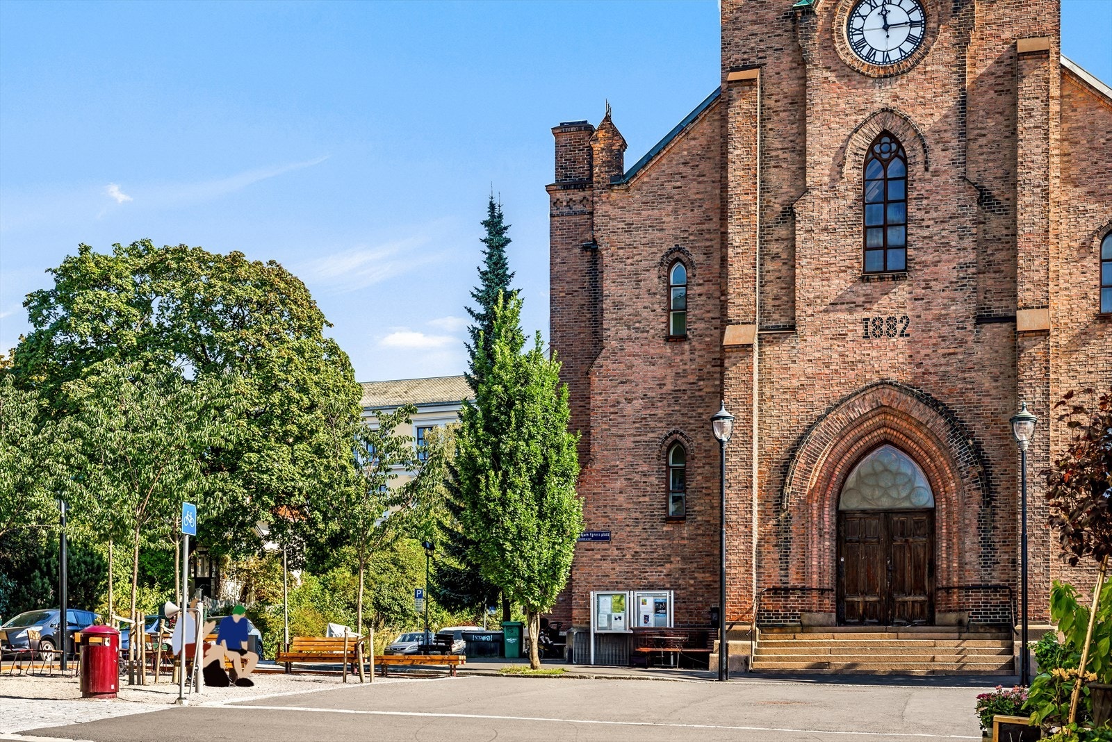 Kampen kirke. Galleribilde