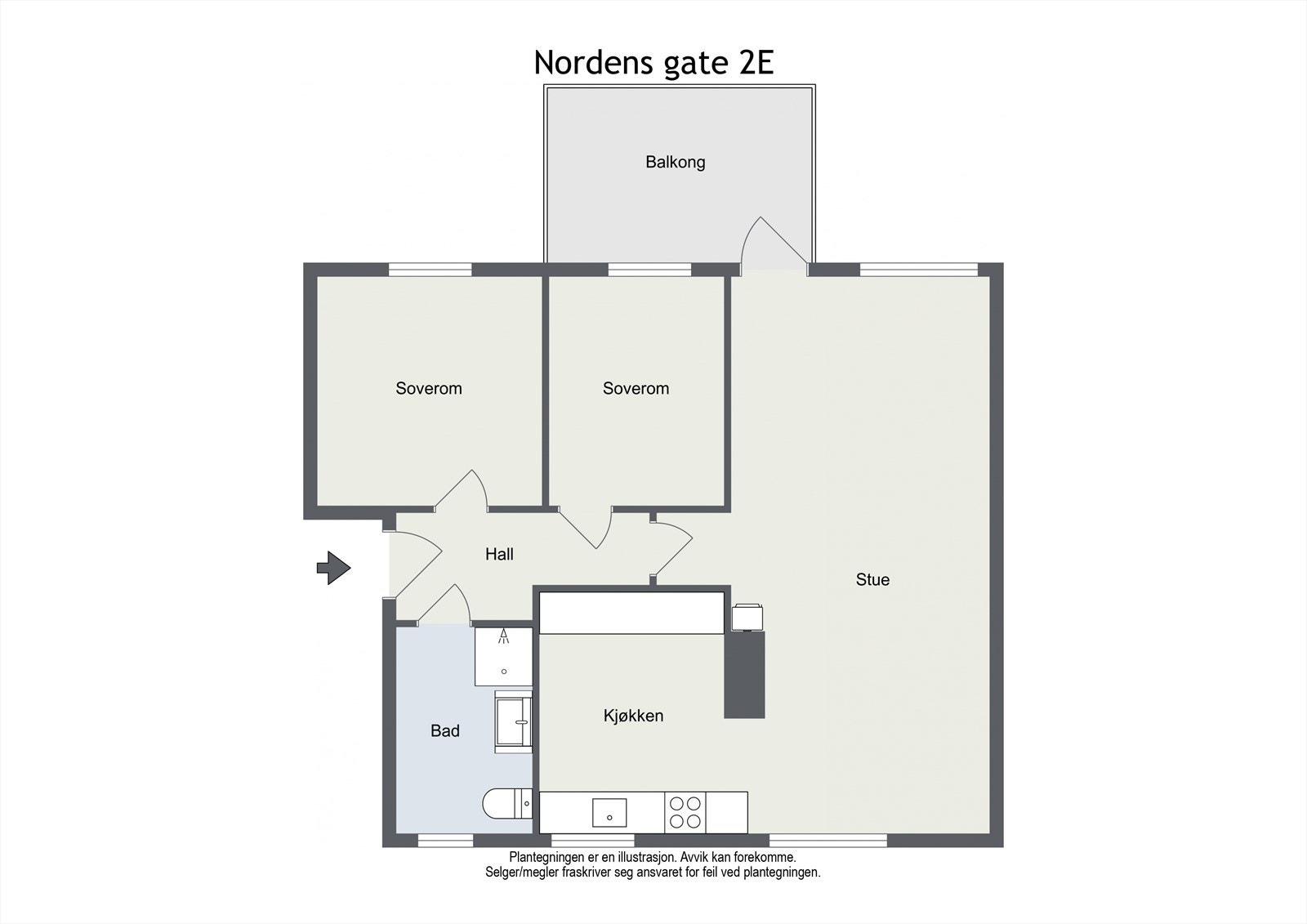 - Plantegning - Galleribilde