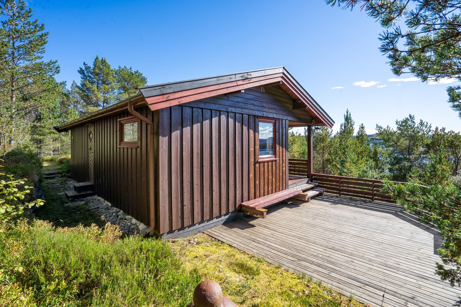 Terrasse på 21 kvm. Fin plass å nyte late sommerdager Galleribilde