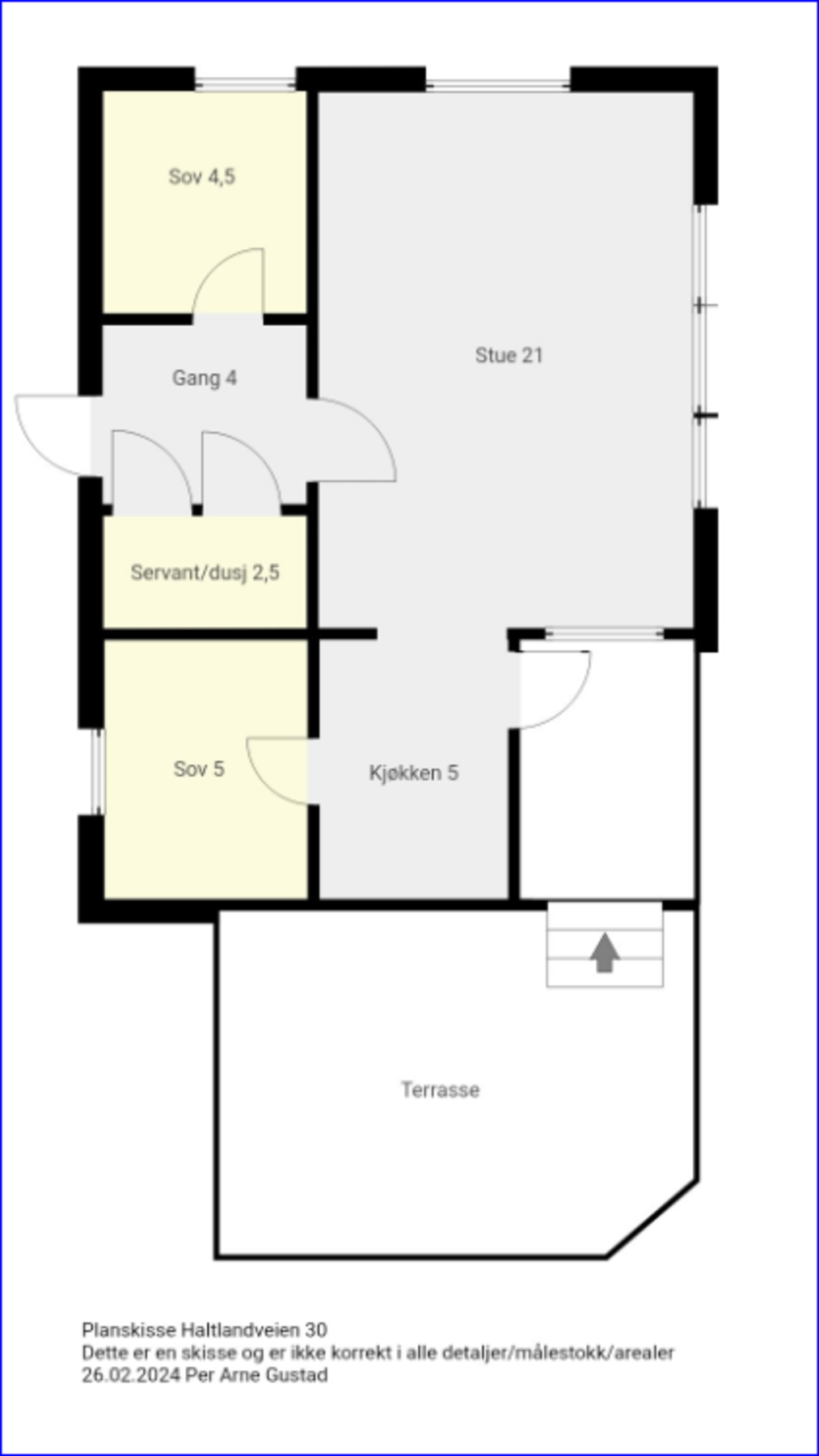 Planskisse Galleribilde