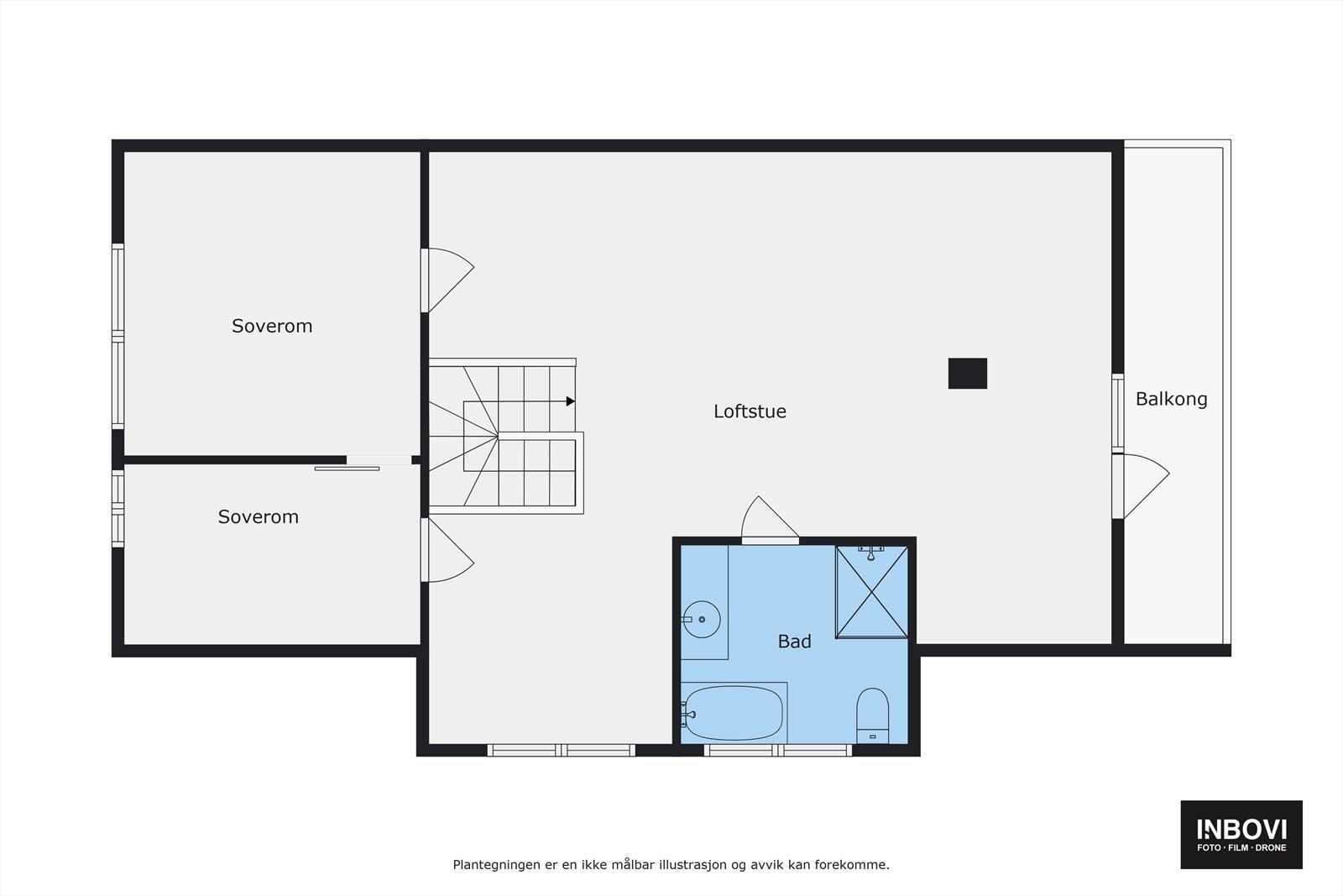 Plantegning 2. etasje Galleribilde