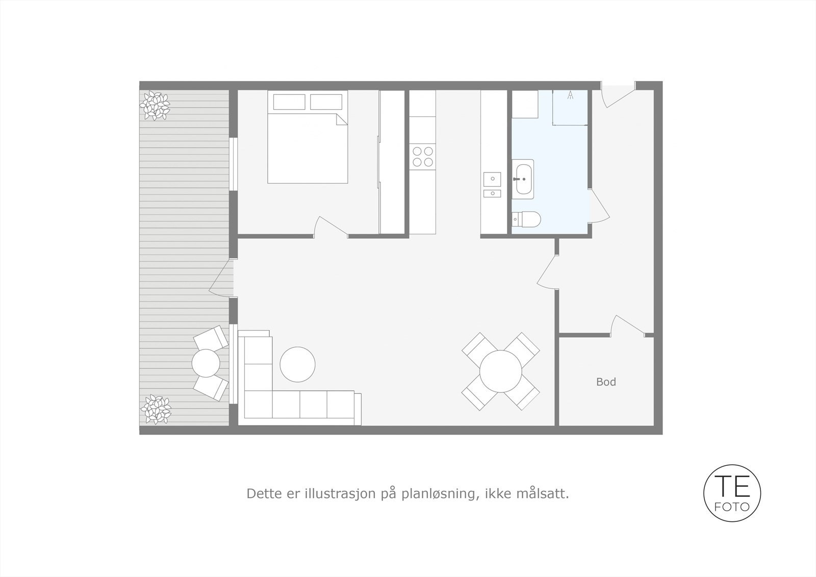 Plantegning Galleribilde