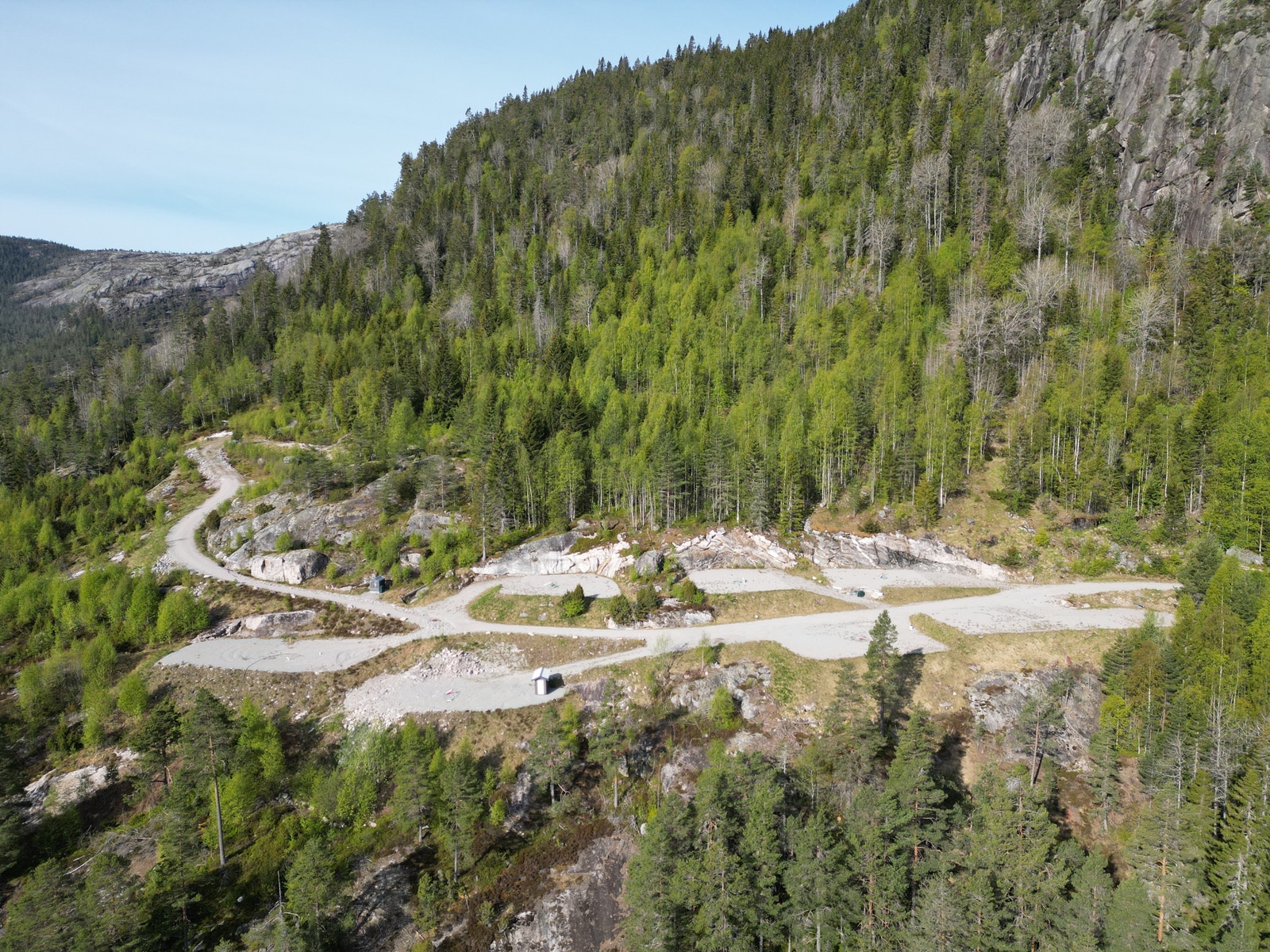 Oversikt over de ferdig opparbeidede tomtene Galleribilde