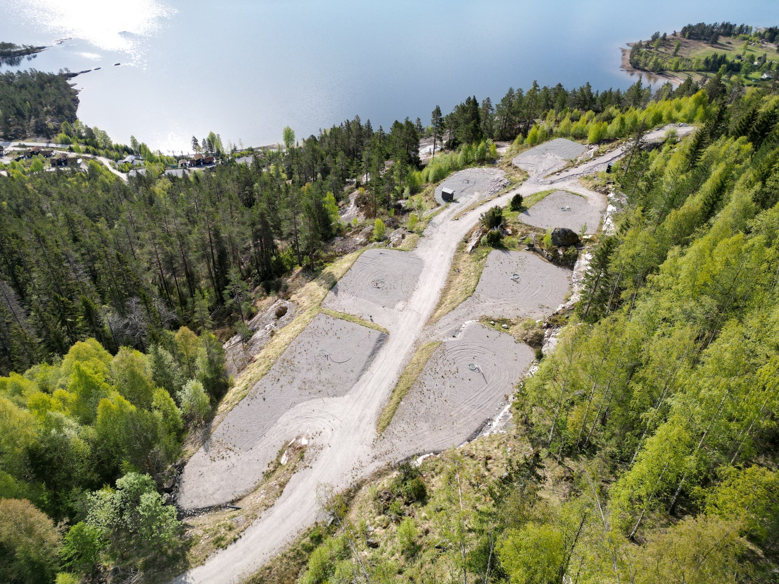 7 stk byggeklare tomter Galleribilde