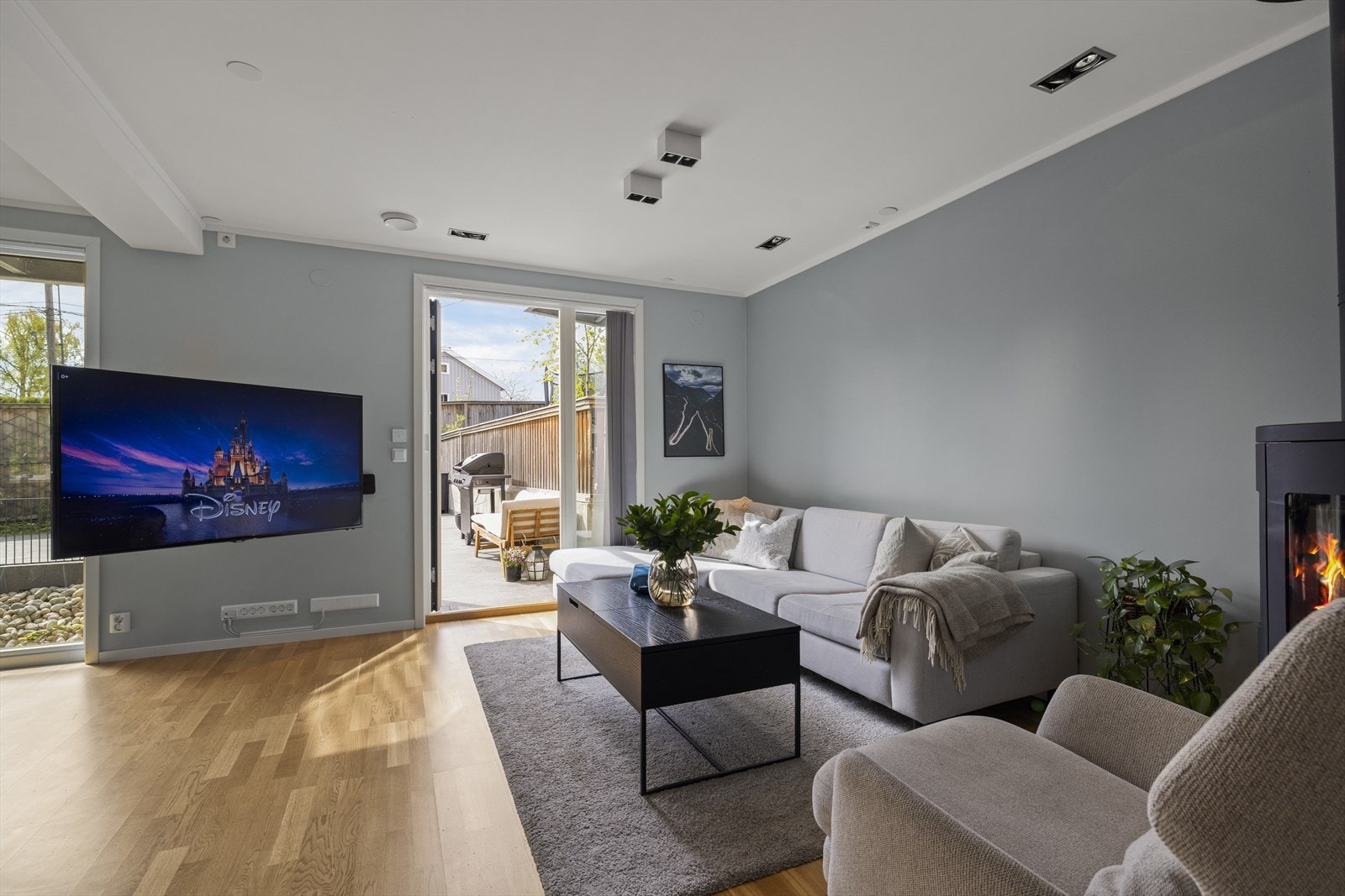 Eier har montert motorisert TV-stativ Galleribilde