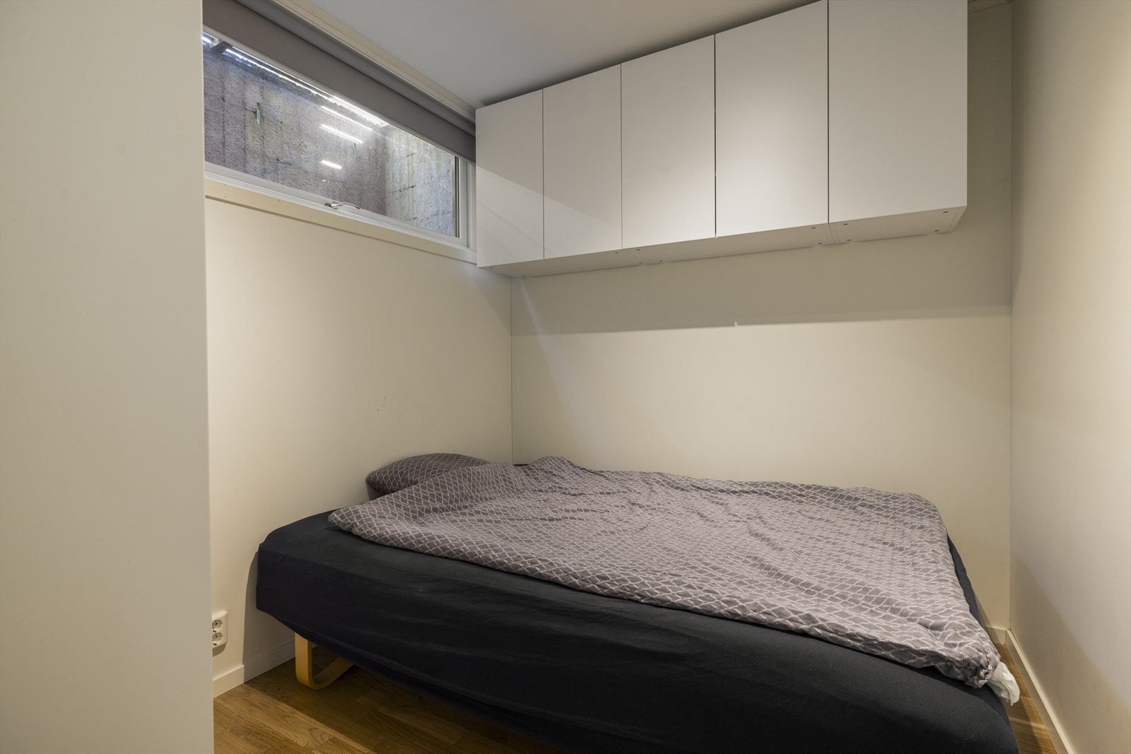 Bod i hybel, i dag innredet som soverom Galleribilde