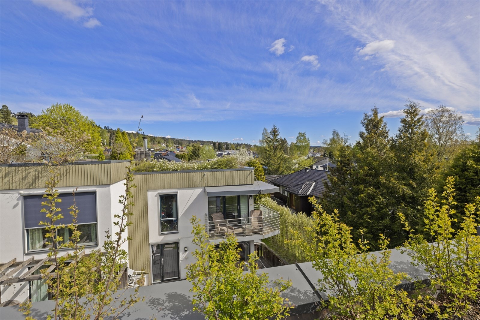 Flott utsikt mot flere himmelretninger Galleribilde