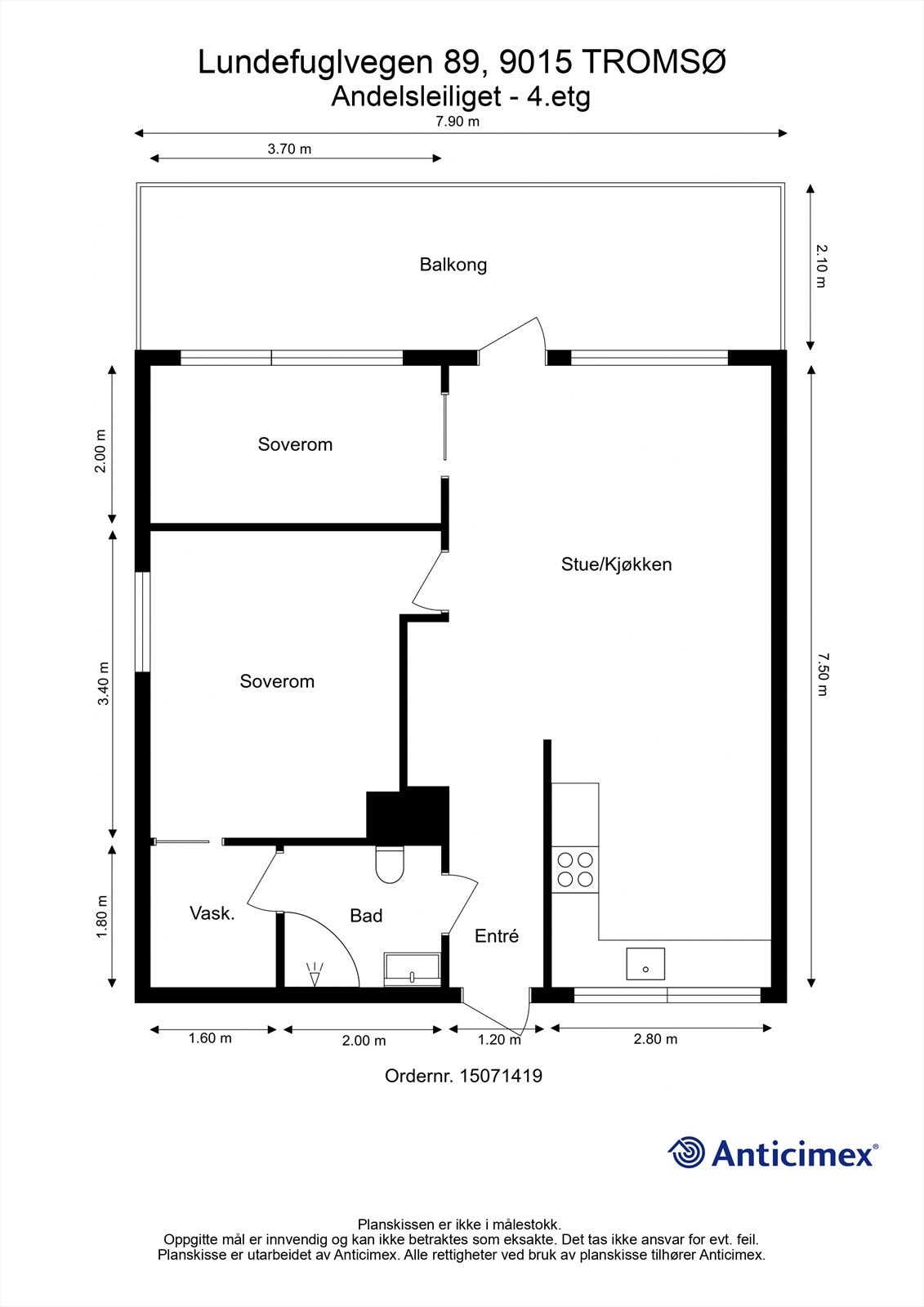 Plantegning Galleribilde