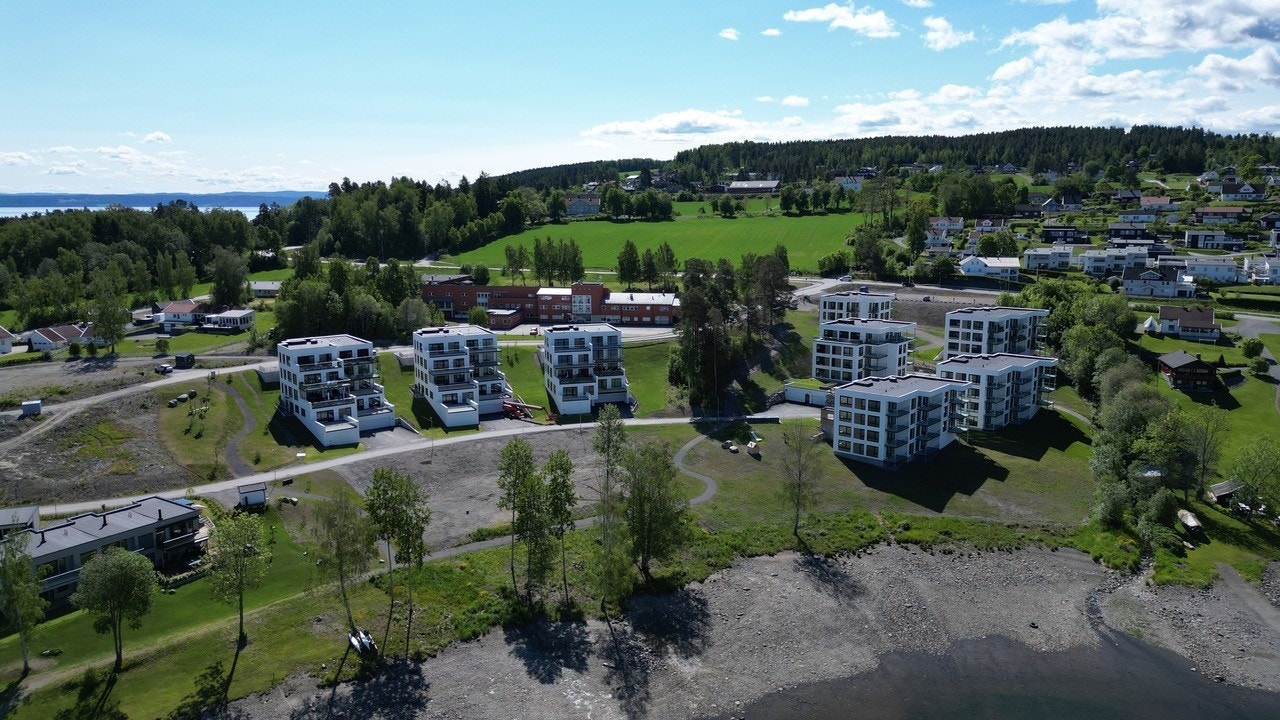 Dronebilde Smørvika Galleribilde