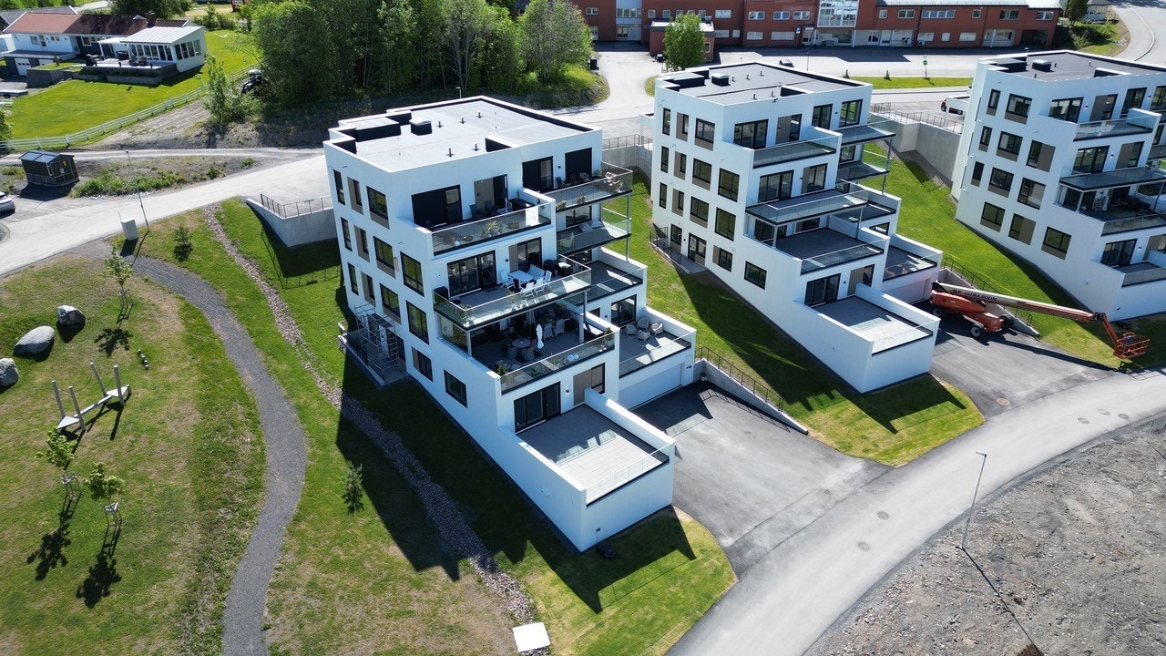 Fasade bygg I Galleribilde