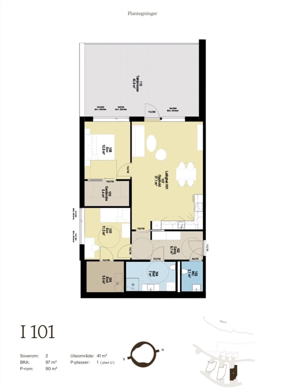 Plantegning. Galleribilde