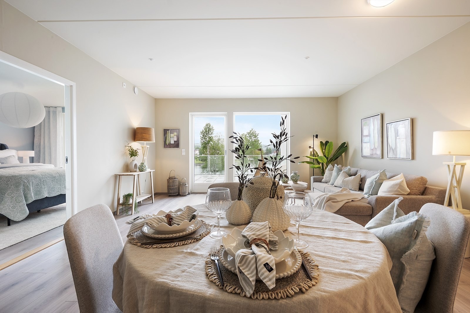 Lett og luftig atmosfære. Galleribilde