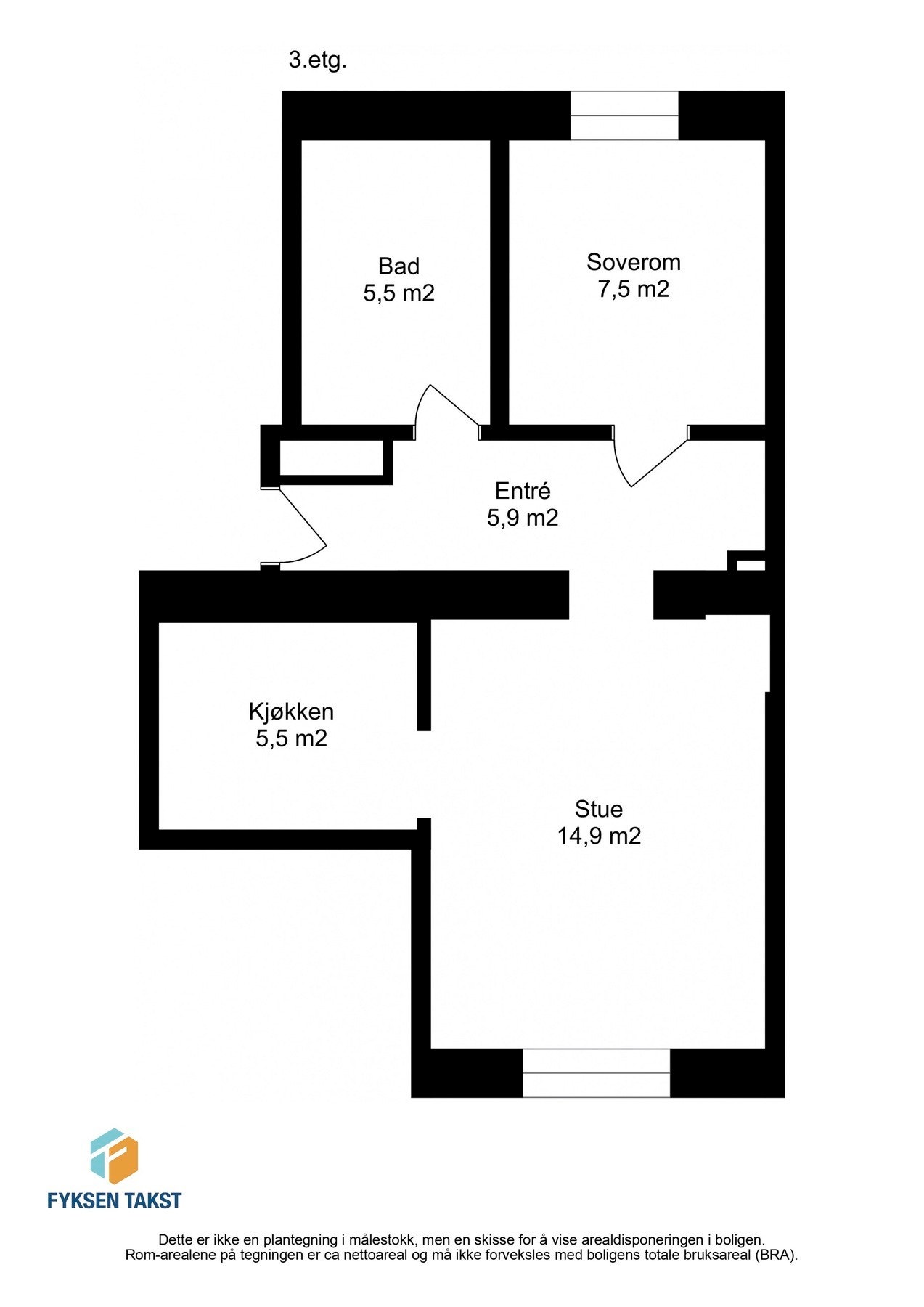 Plantegning. Galleribilde