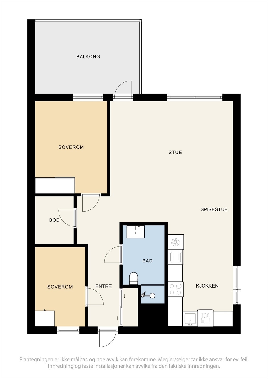 Plantegning 4. etasje. Galleribilde