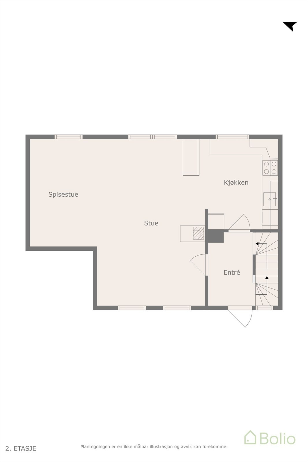 Plantegning Galleribilde