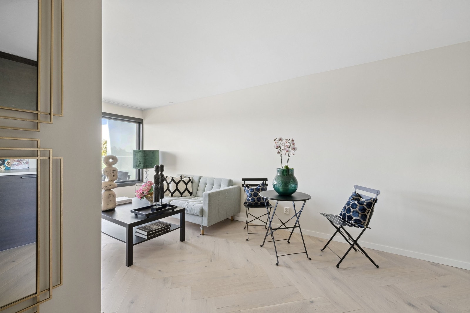 Stue mot terrassen Galleribilde