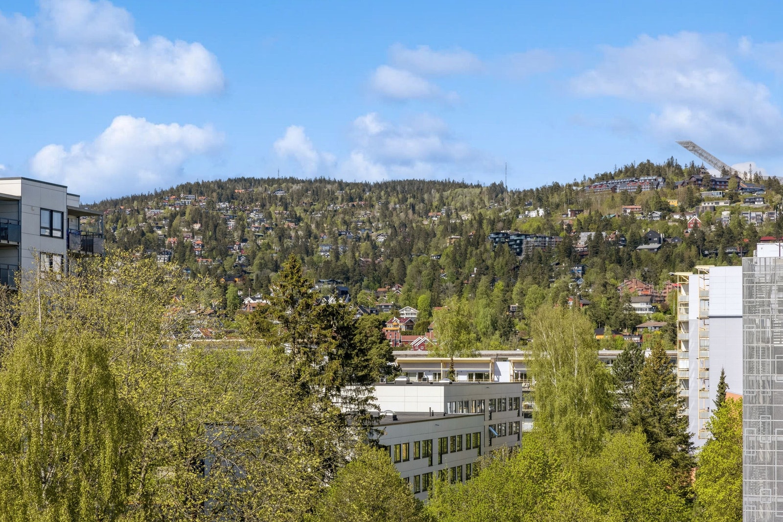 Utsikt fra terrassen Galleribilde