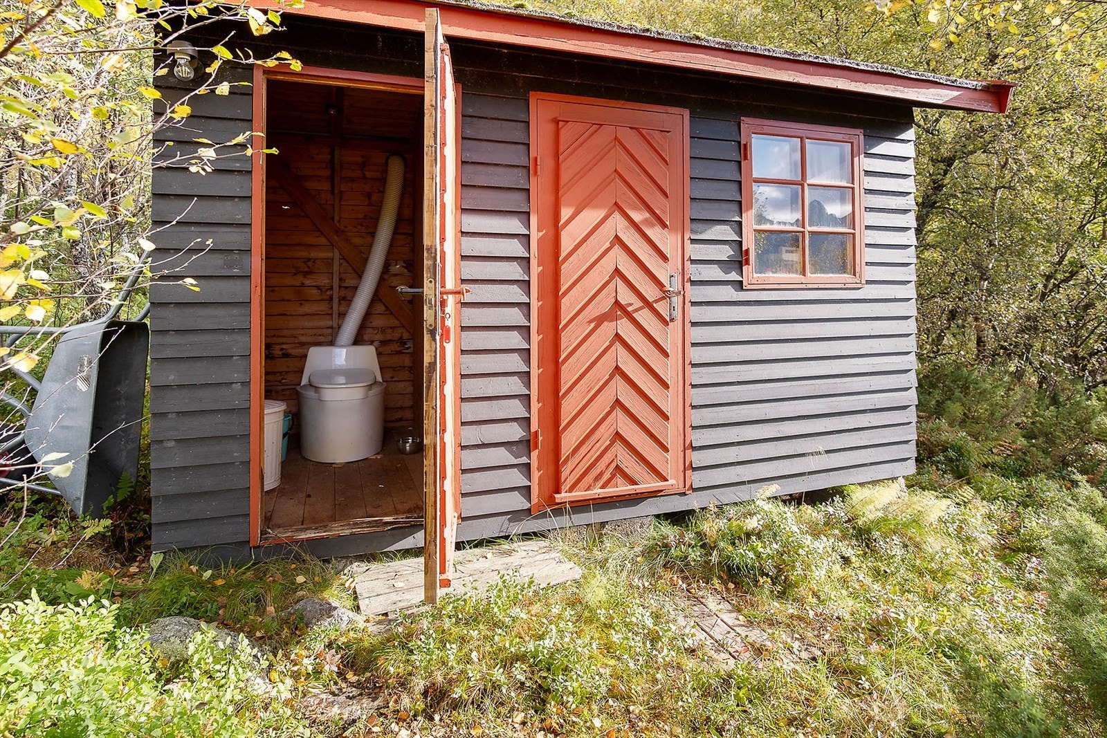 Uthus med utedo Galleribilde