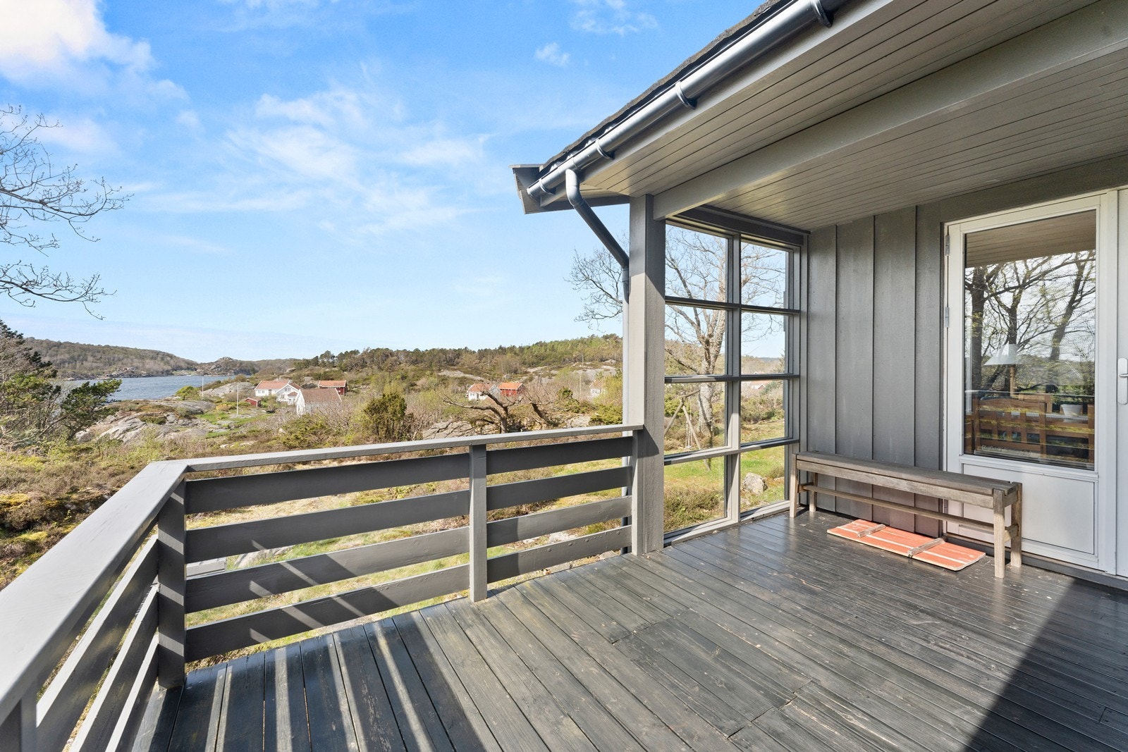 Utsikt fra terrassen Galleribilde