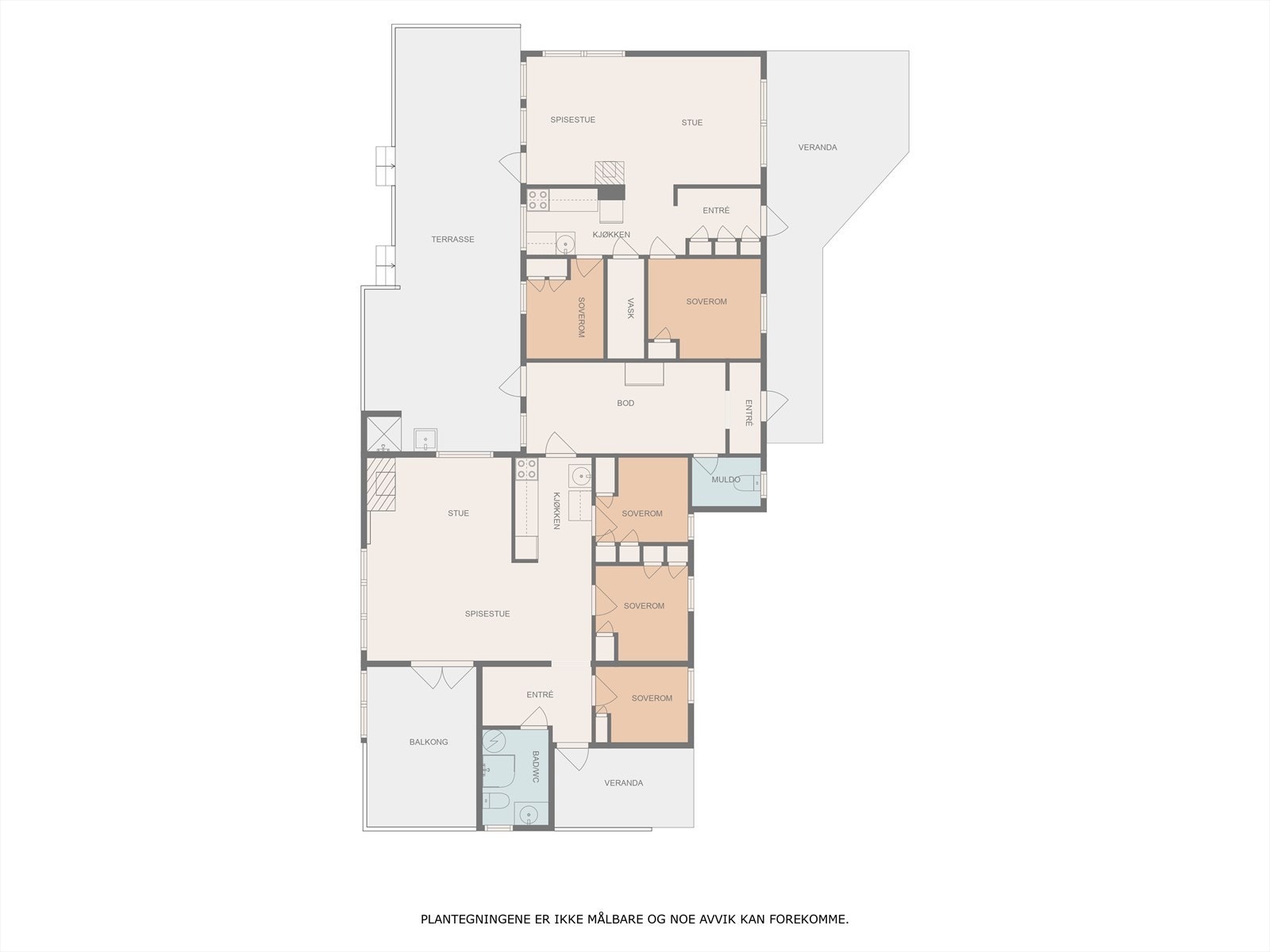 Plantegning 1. etg. Galleribilde