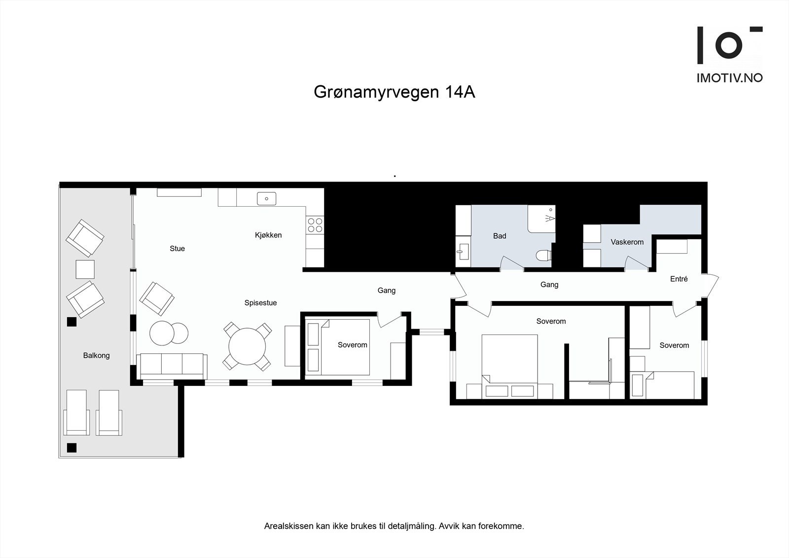 Plantegning av leiligheten! Galleribilde