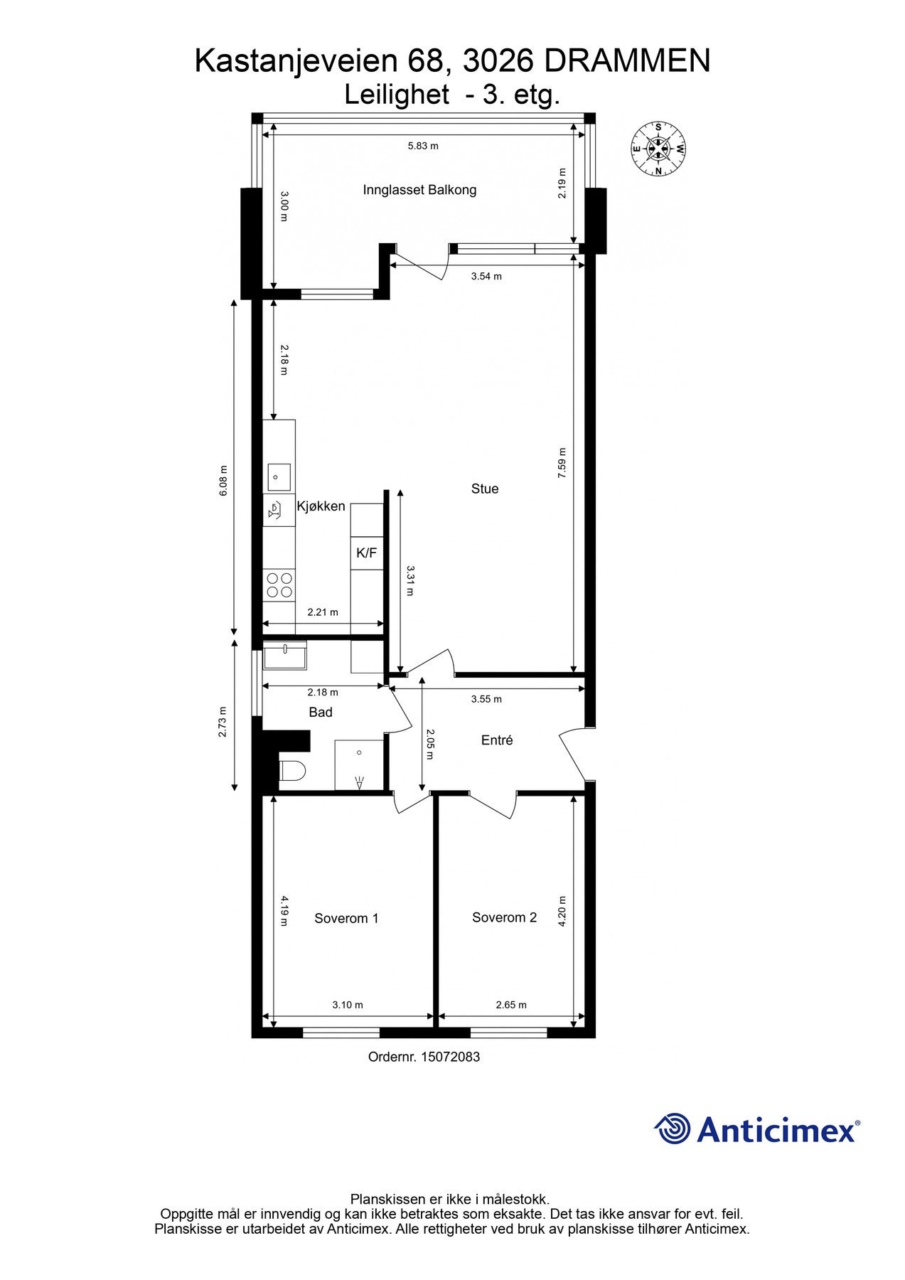 Plantegning Galleribilde