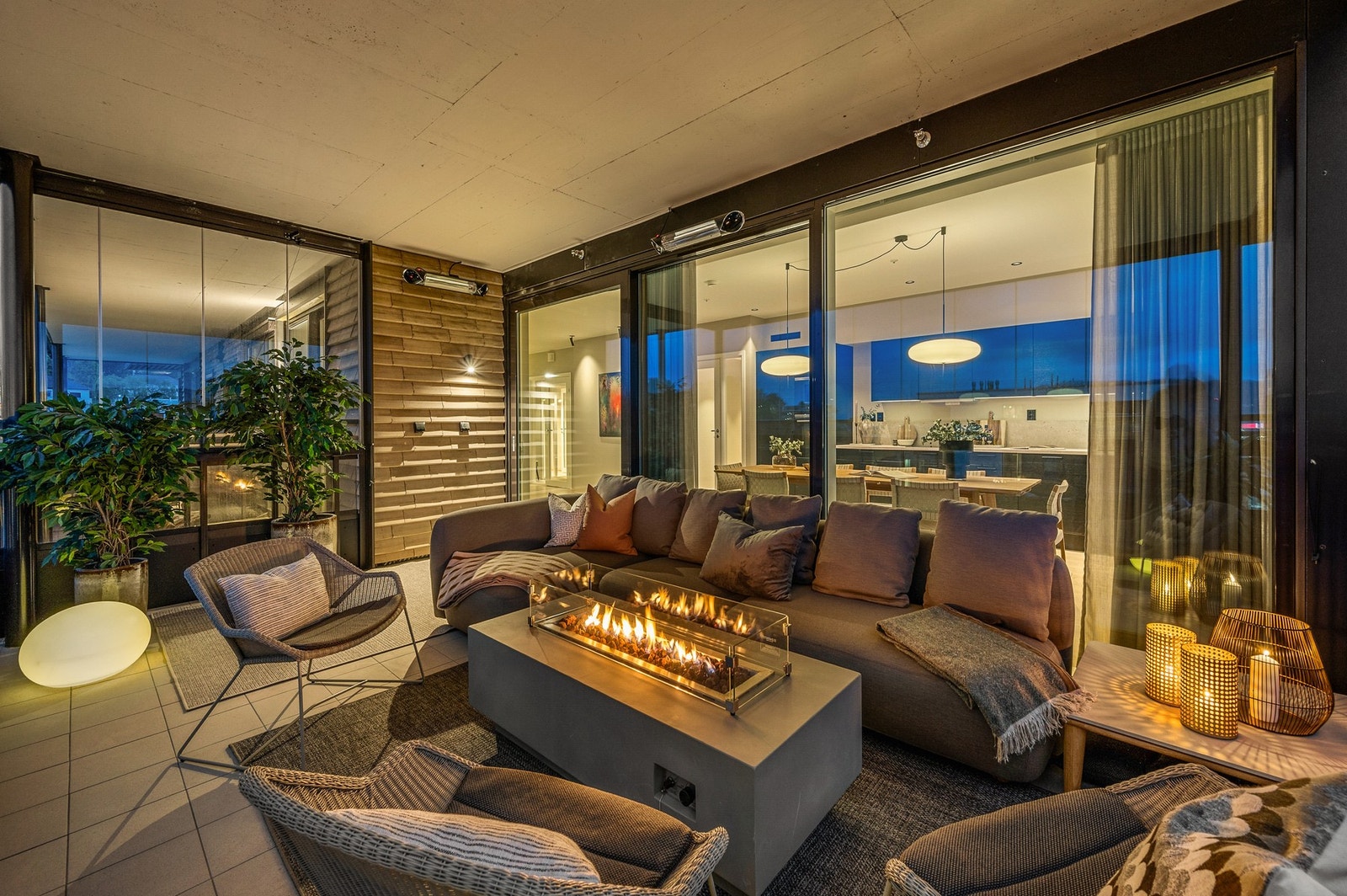 Nydelige uteareal - helt skjermet for innsyn. Galleribilde