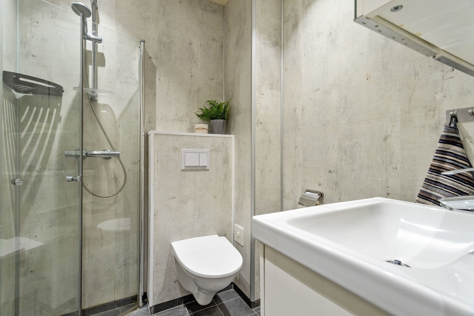 Både bad og vaskerom er oppgradert i 2016. Galleribilde