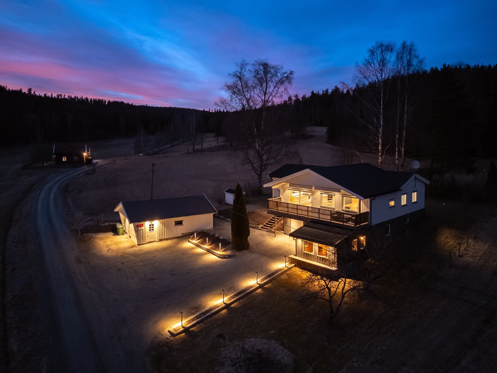 Idyllisk beligende Galleribilde
