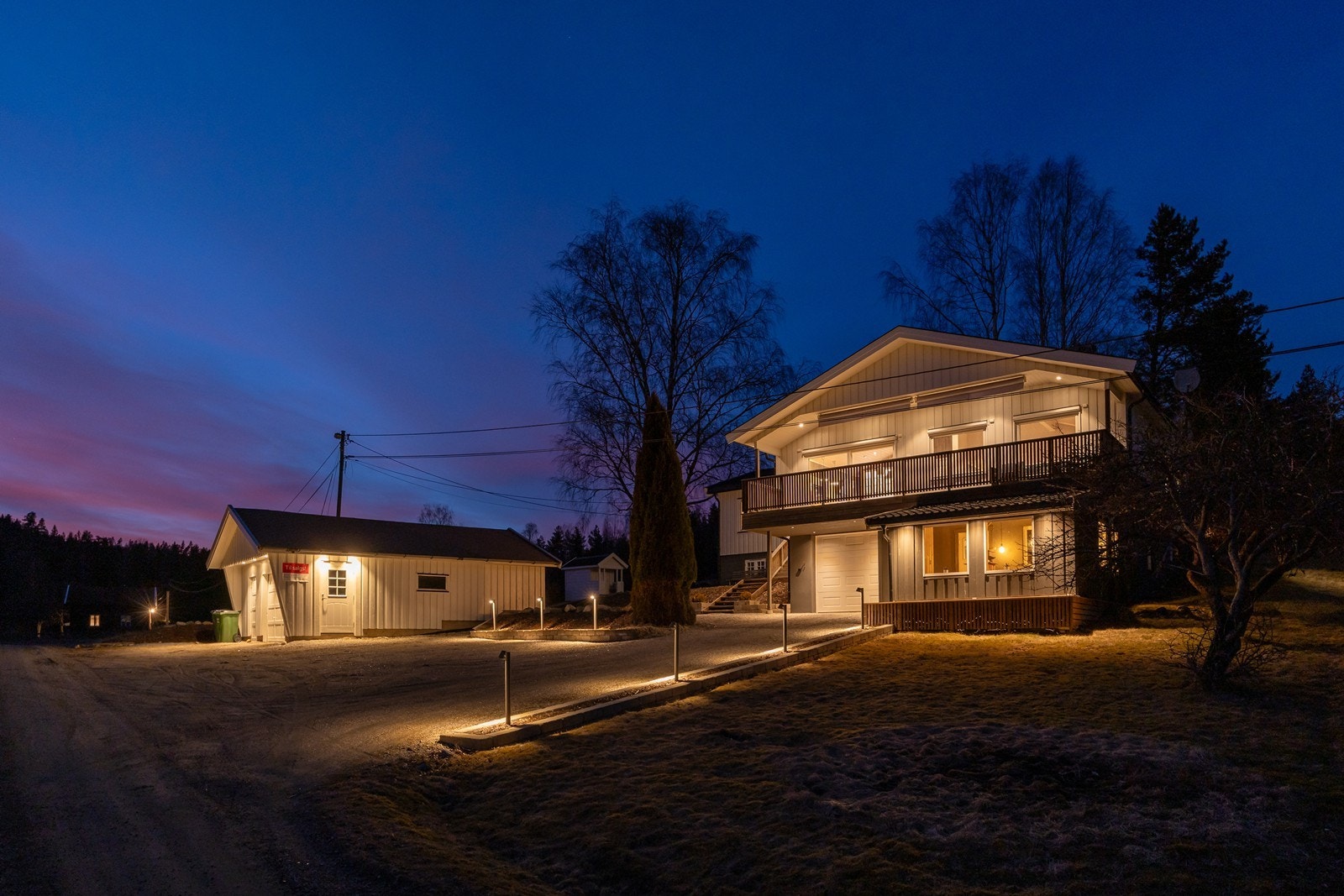 Pent opparbeidet tomt. Galleribilde