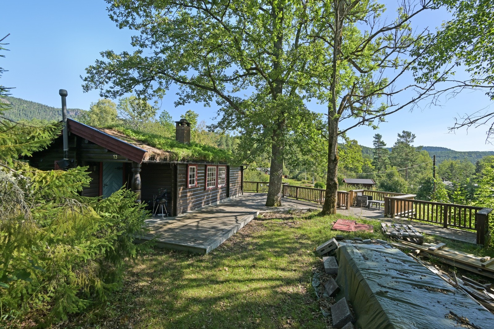 Tomten strekker seg over et stort område Galleribilde