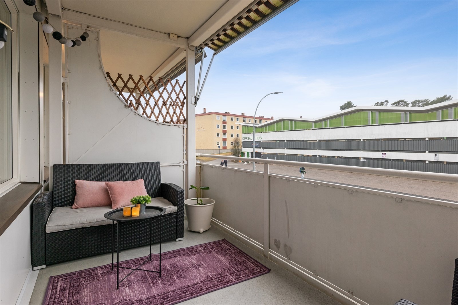 Balkongen har gode solforhold. Galleribilde