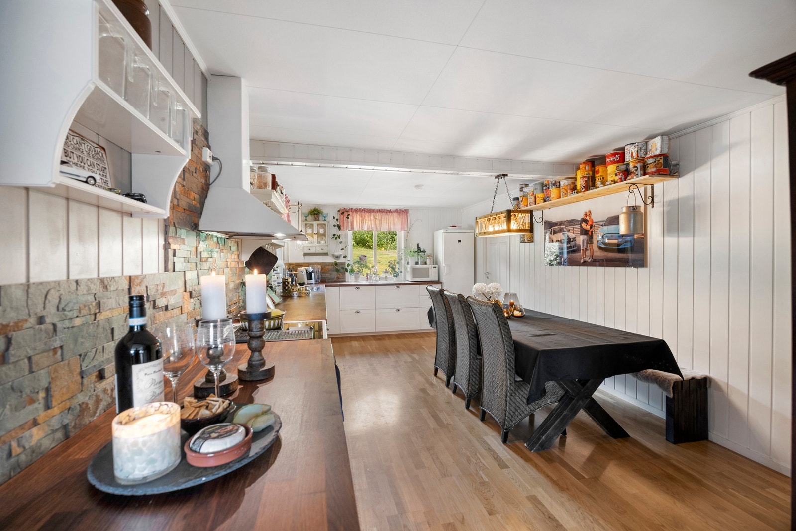 God plass til både spisekrok og innredning. Galleribilde