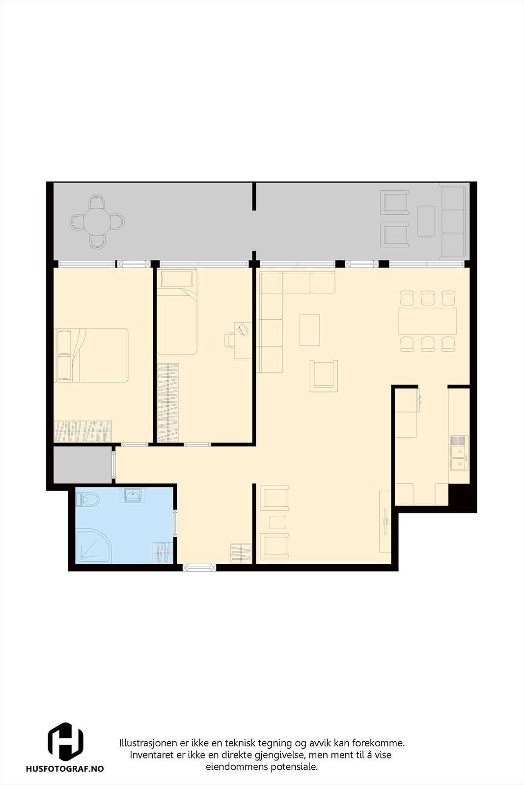 Plantegning Galleribilde