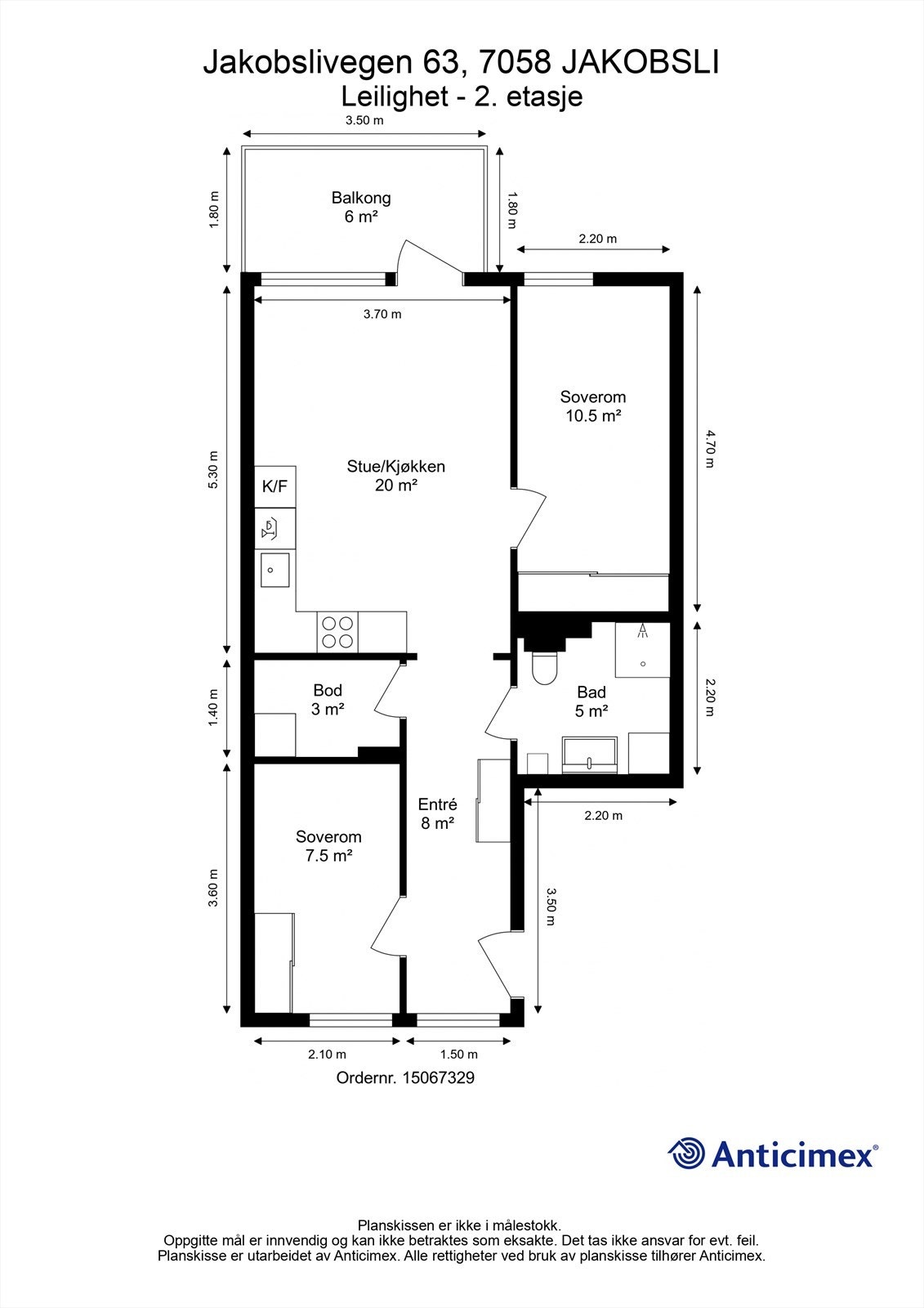 Plantegning Galleribilde
