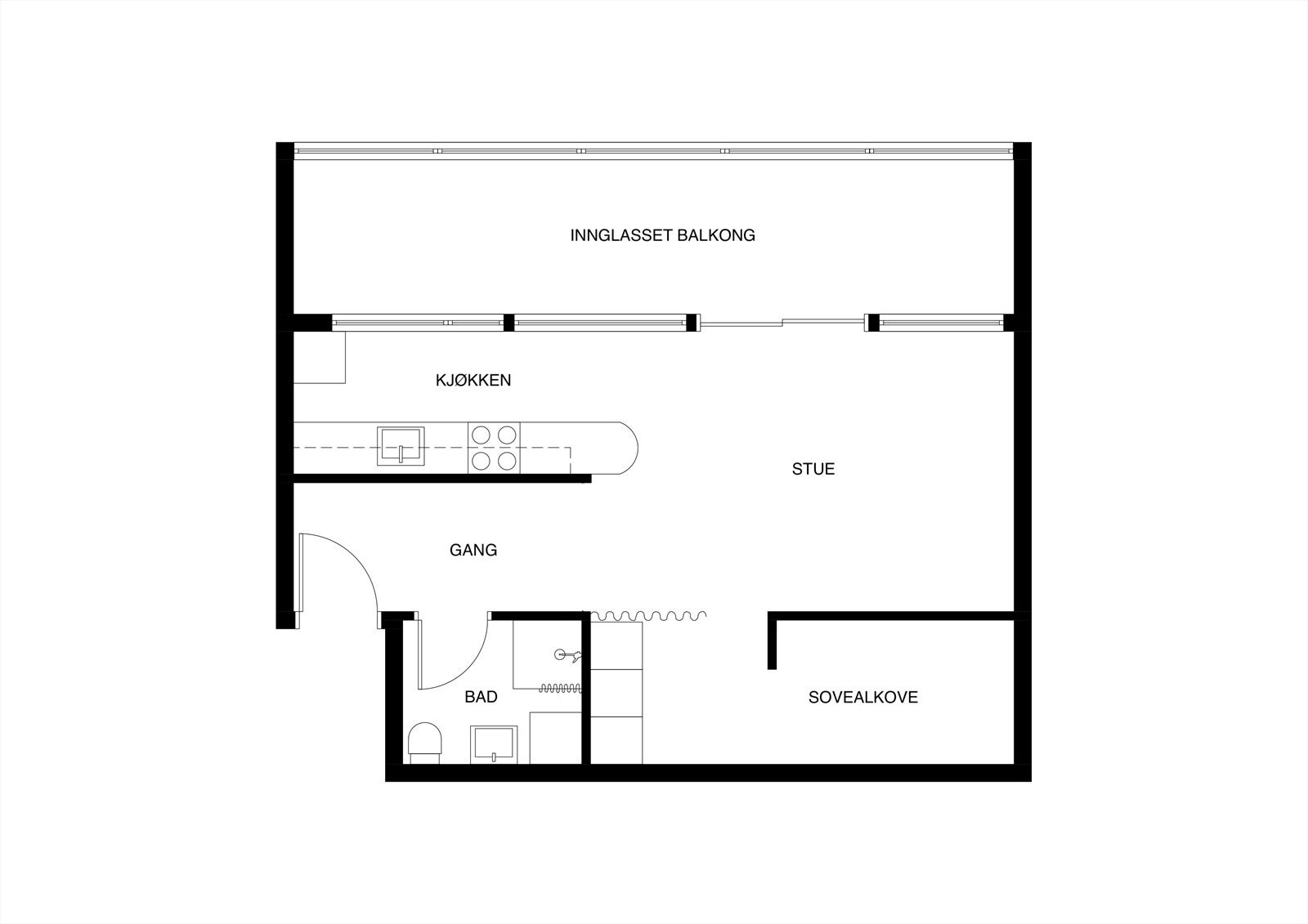 Planskisse Galleribilde