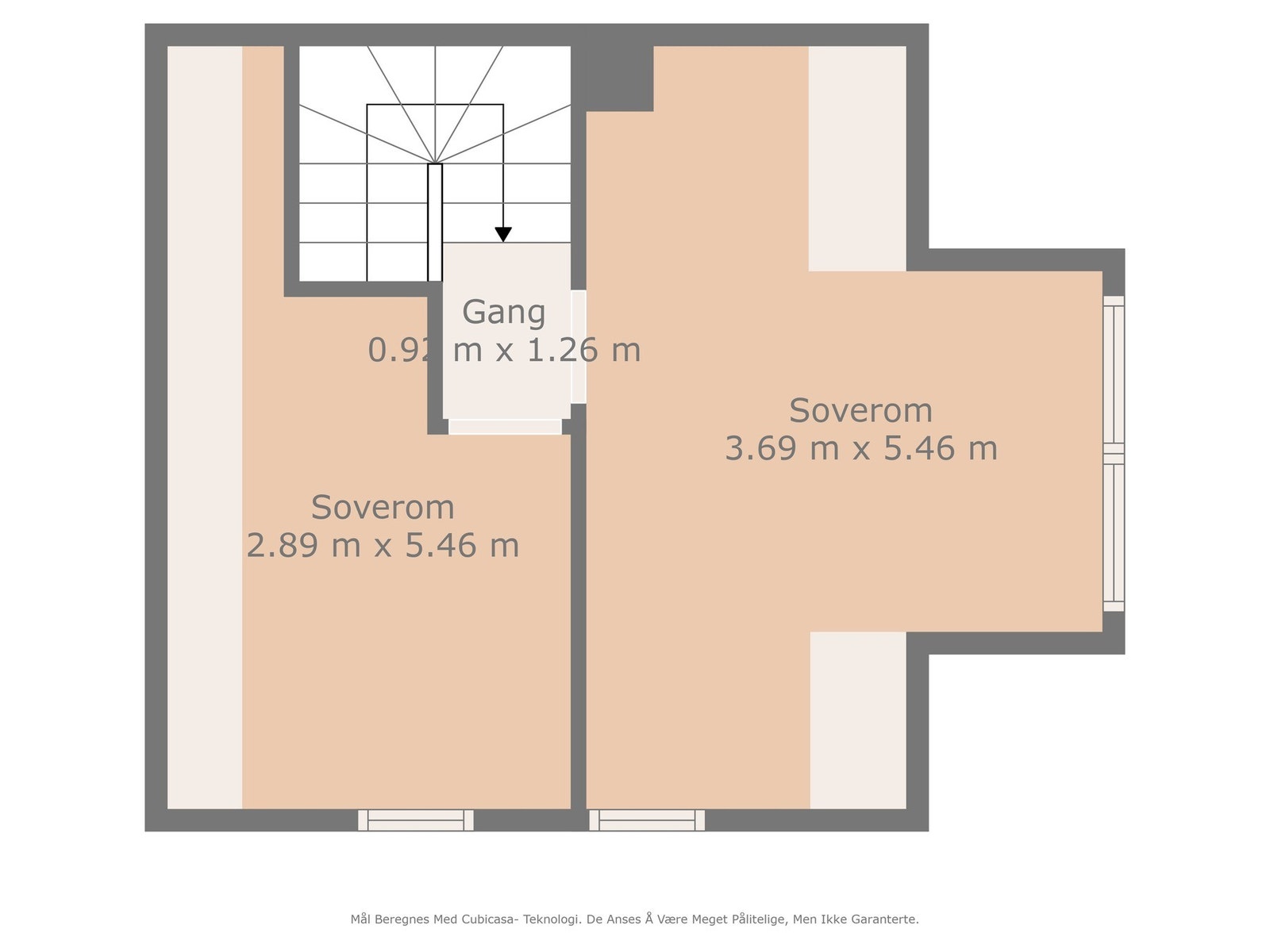 Plantegning loft. Galleribilde
