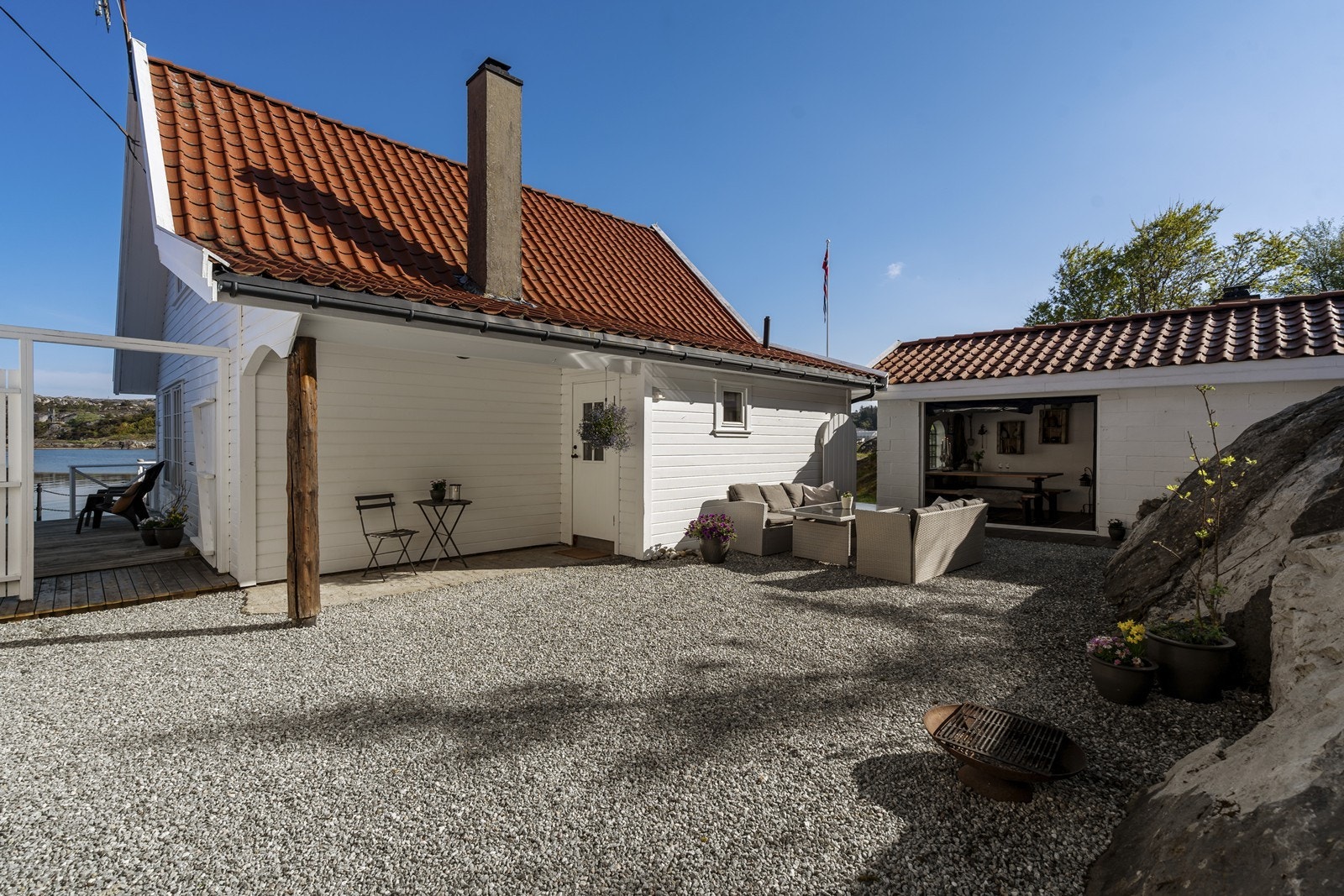 Overbygget inngangsparti Galleribilde