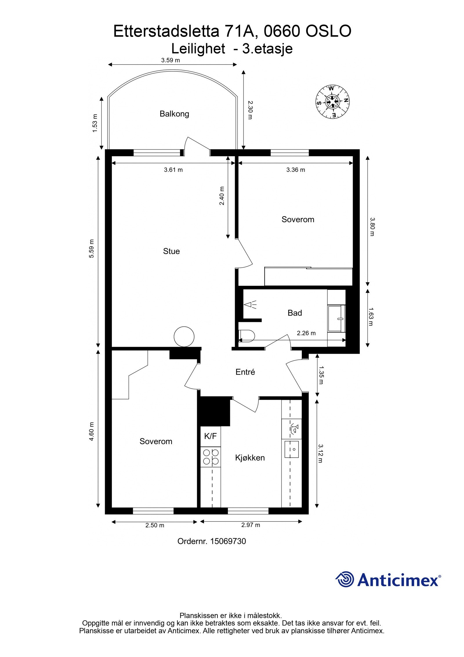 Plantegning-20153523-Leilighet - 3.etasje Galleribilde