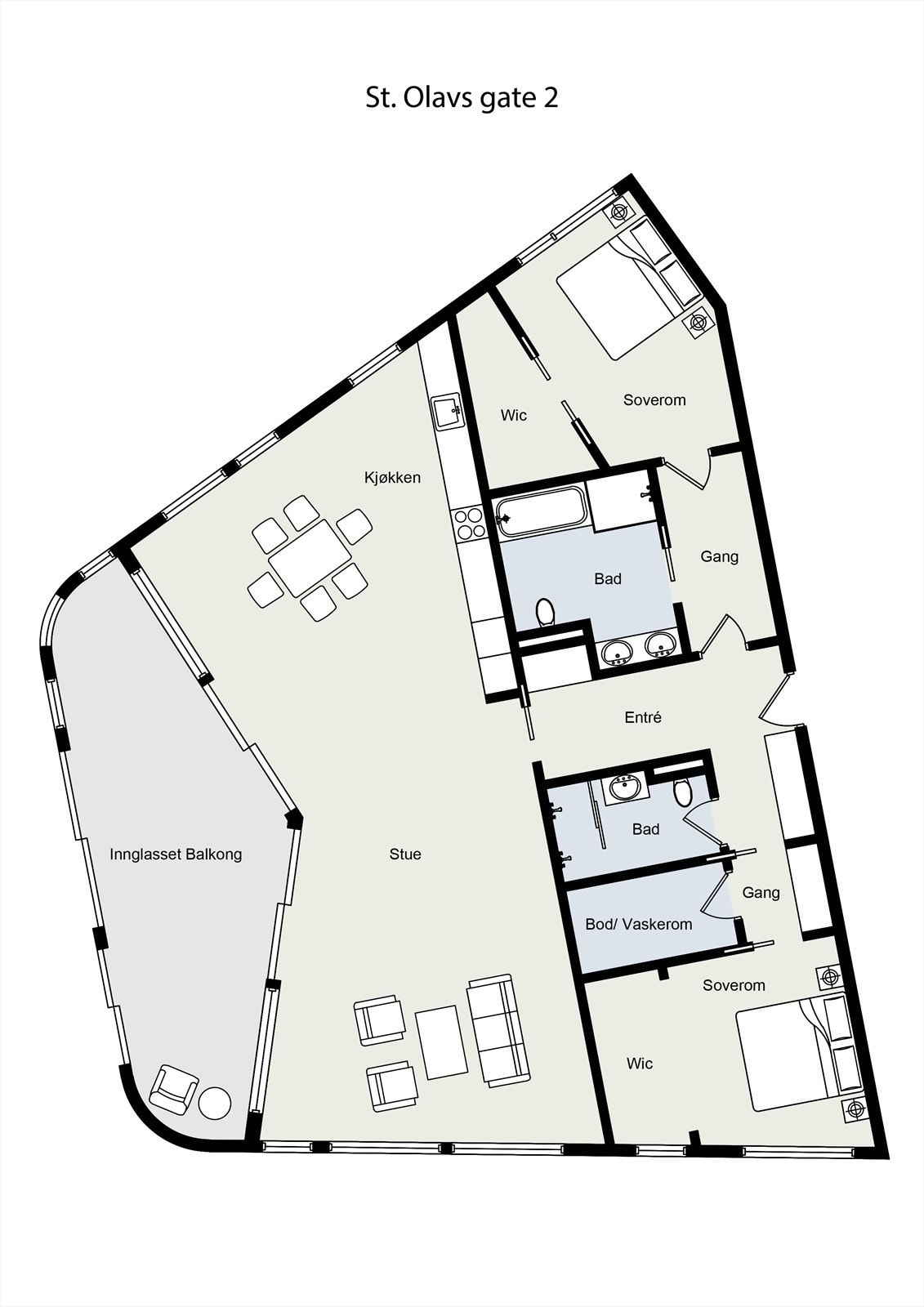 Plantegning. Galleribilde