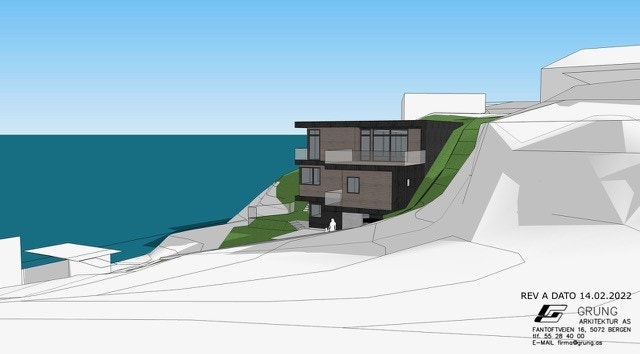 Alle tegninger utarbeidet av arkitekt overtas av ny eier. Galleribilde